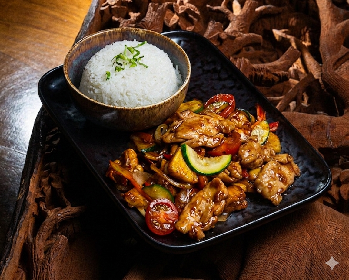 Poulet Ananas sucré-salé fait maison