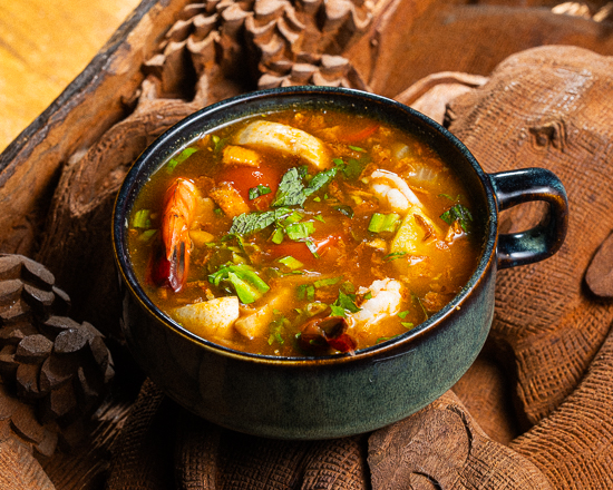 Soupe crevettes citronnelle