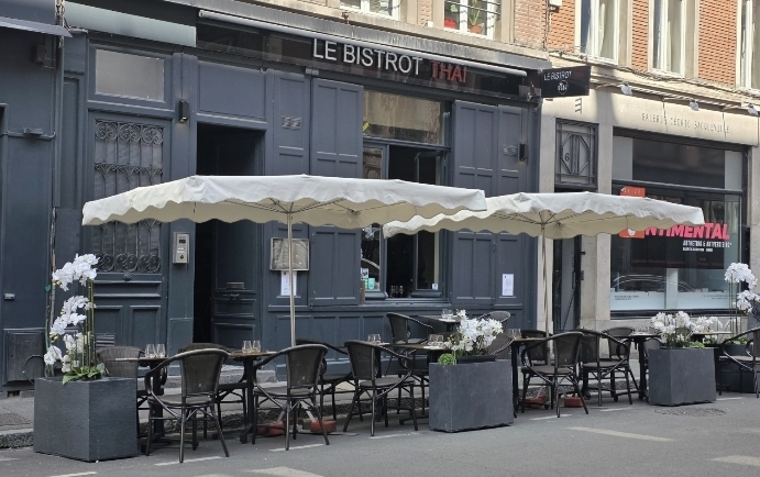 Terrasse du restaurant Le Bistrot Thaï